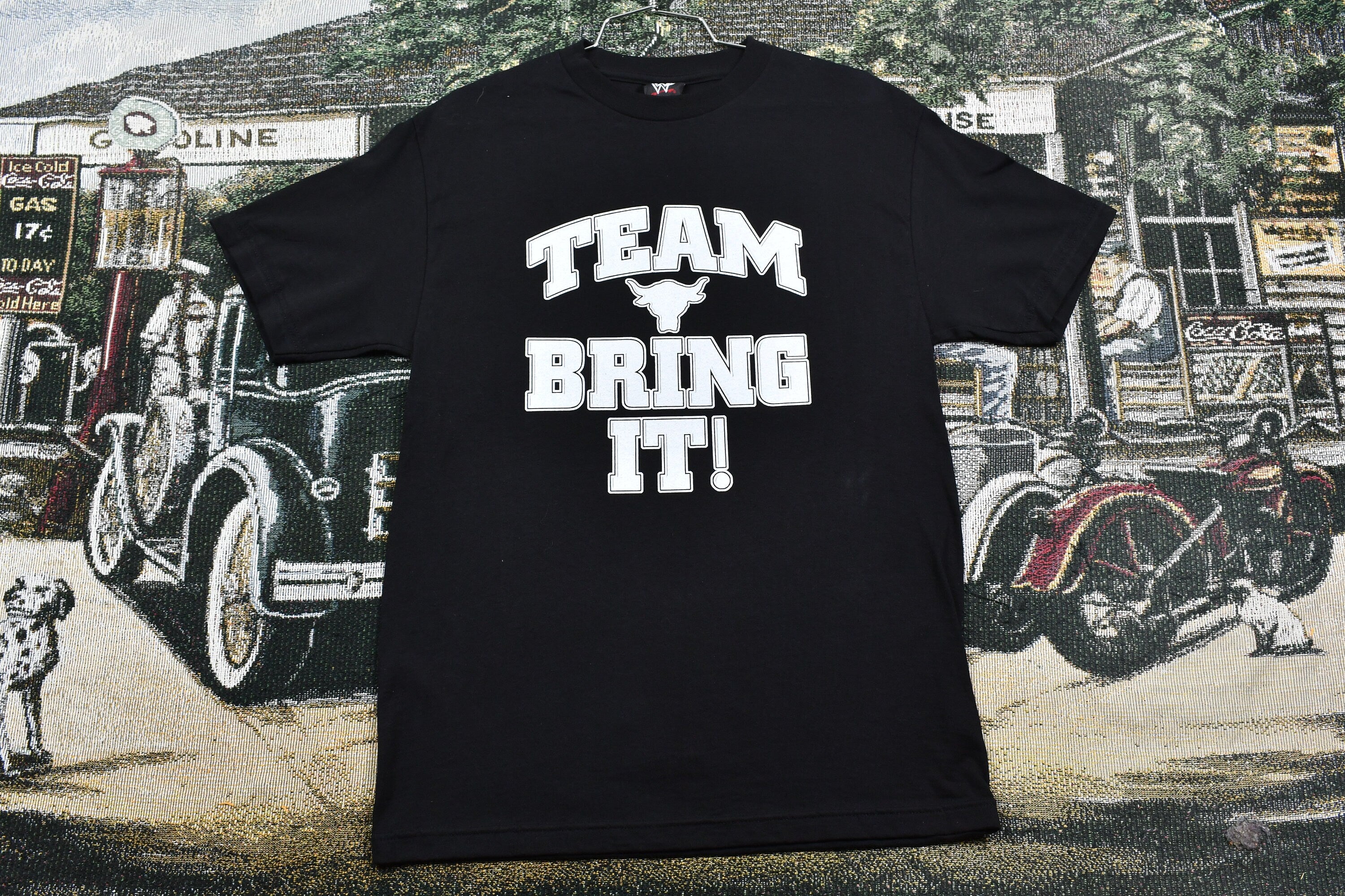 Vintage 2001 The Rock Team Bring It! There Is No Tomorrow Graphic T Shirt