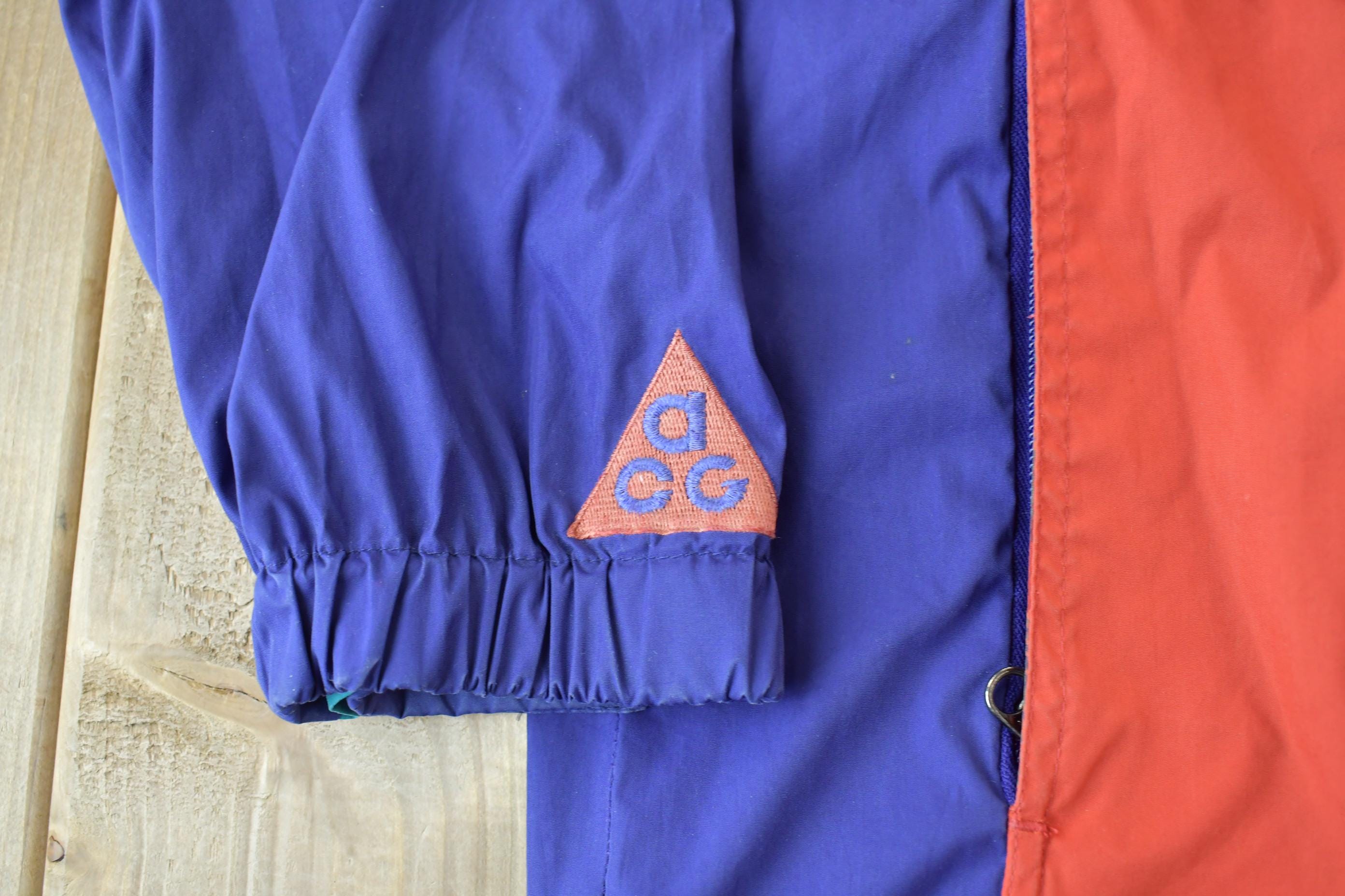 Vintage 1990s Nike ACG Color Block Windbreaker Jacket
