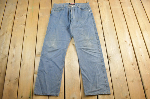 Vintage Y2K NYJP Subware Denim Jeans Size 34 x 32 / Japan American Vintage / Streetwear / Vintage Baggy Pants / 2000s