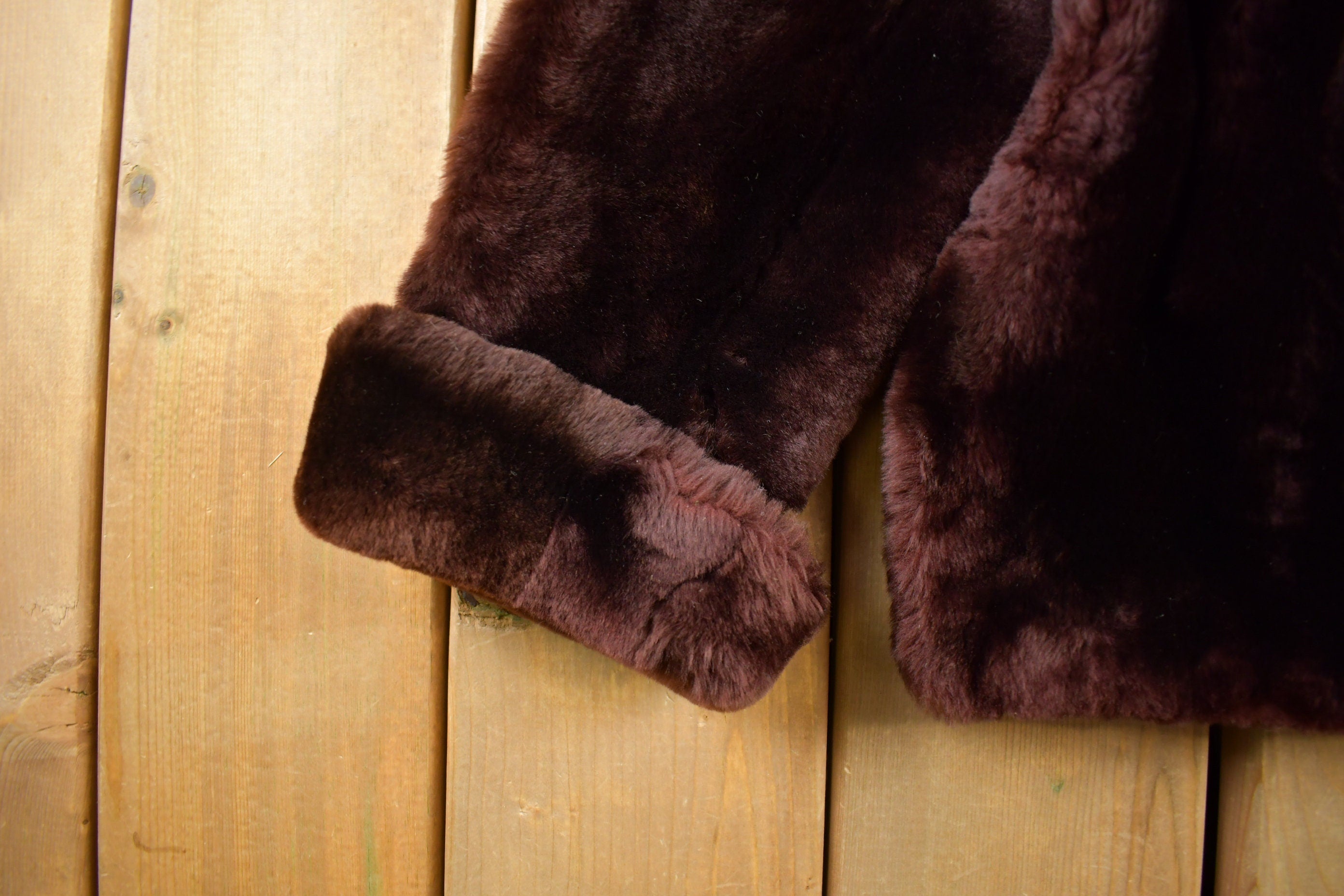Vintage 1970s Fur Coat /