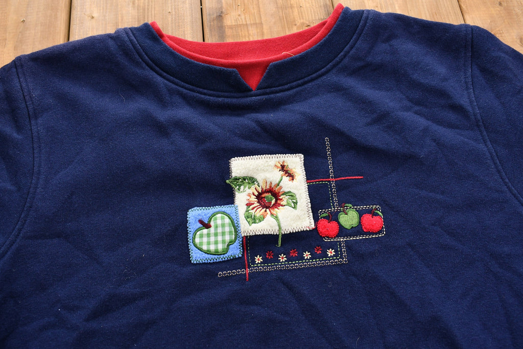 1990s Patchwork Granny Crewneck