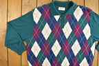 Vintage 1990s Alfred Dunner Collared Knit Sweater