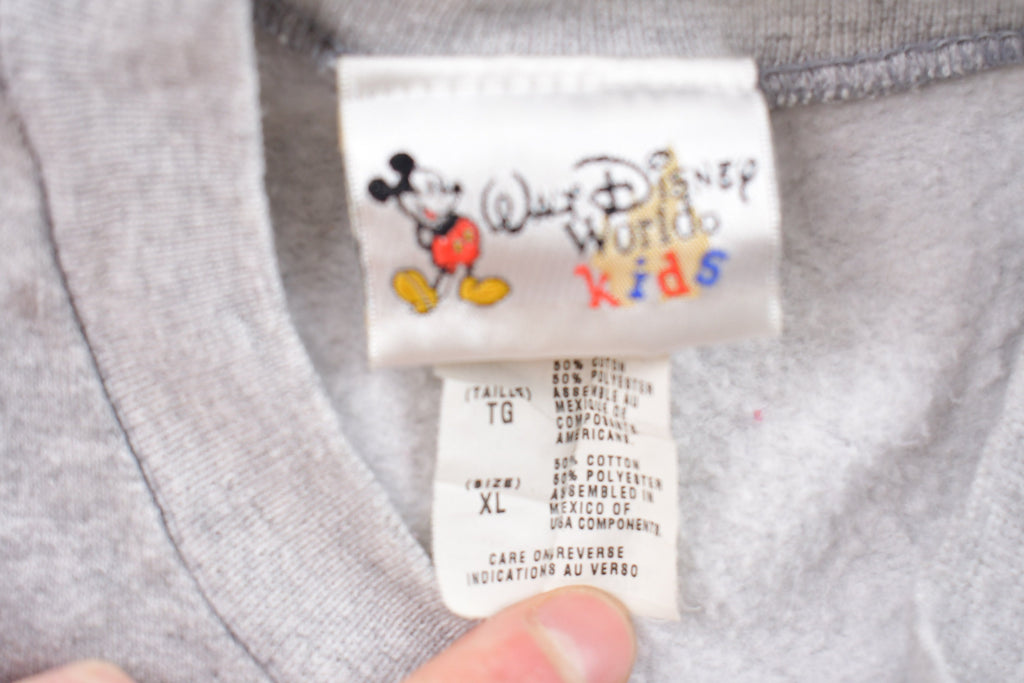 Vintage 1990s Kids Walt Disney World Mickey Mouse Crewneck Sweatshirt