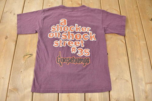 Vintage 1990s Goosebumps #35 A Shocker On Shock Street Single Stitch Graphic T-Shirt Made In USA
