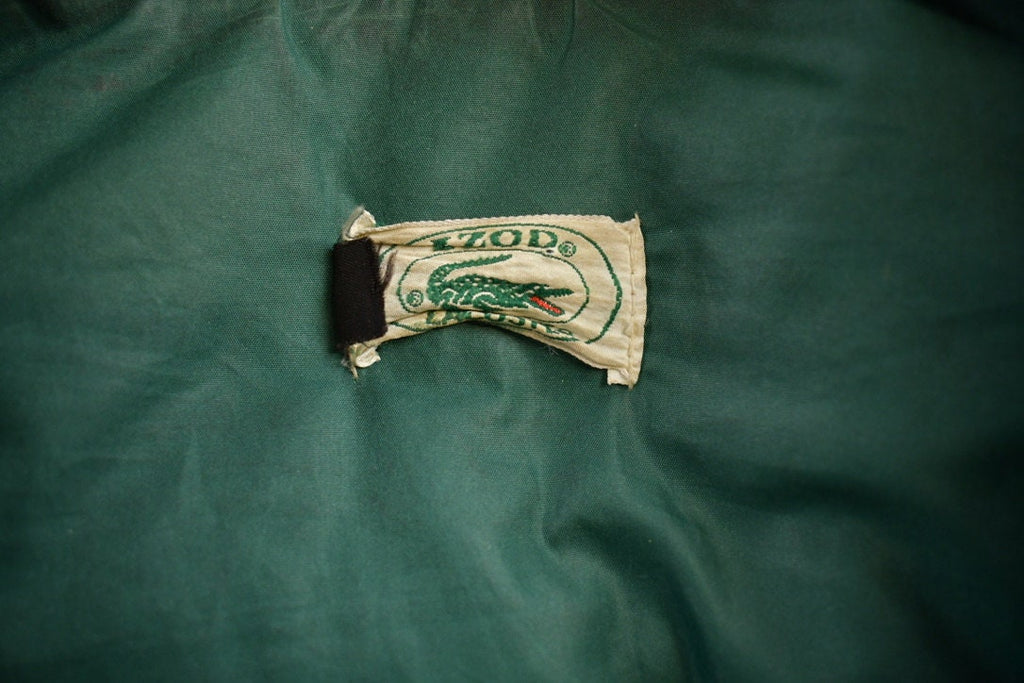 Vintage 1980s Lacoste Izod Full Zip Winter Jacket