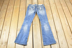 Vintage Y2K Miss Me Bedazzled Low Rise Jeans Size 27x30
