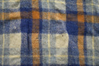 Vintage 1990s Sears Reprocessed Wool Plaid Flannel Button Up Shirt