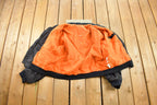 Vintage 1990s Black Satin Bomber Jacket
