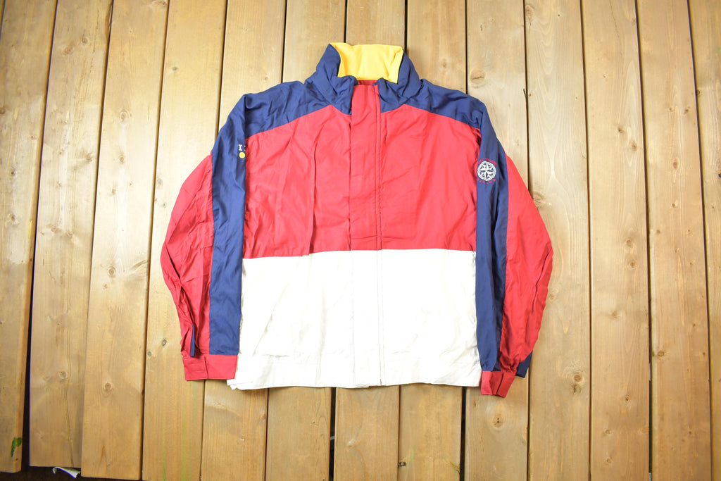 Vintage 1990s Izoid Off Shore Racing Nautical Light Jacket Windbreaker