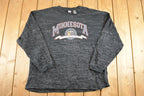 Vintage 1990s Minnesota State Map AOP Souvenir Crewneck Shirt Men's XXL / 90's Tourist Vacation Graphic Shirt