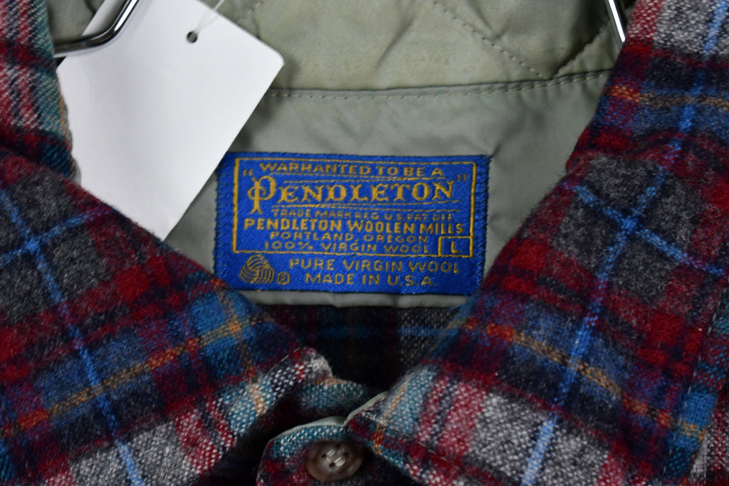 Vintage 1960s Pendleton Wool Vintage Button Up Shirt