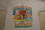 Vintage 1990s A Bad Day At The Sports Bar Is Better Than A Day At Work T Shirt