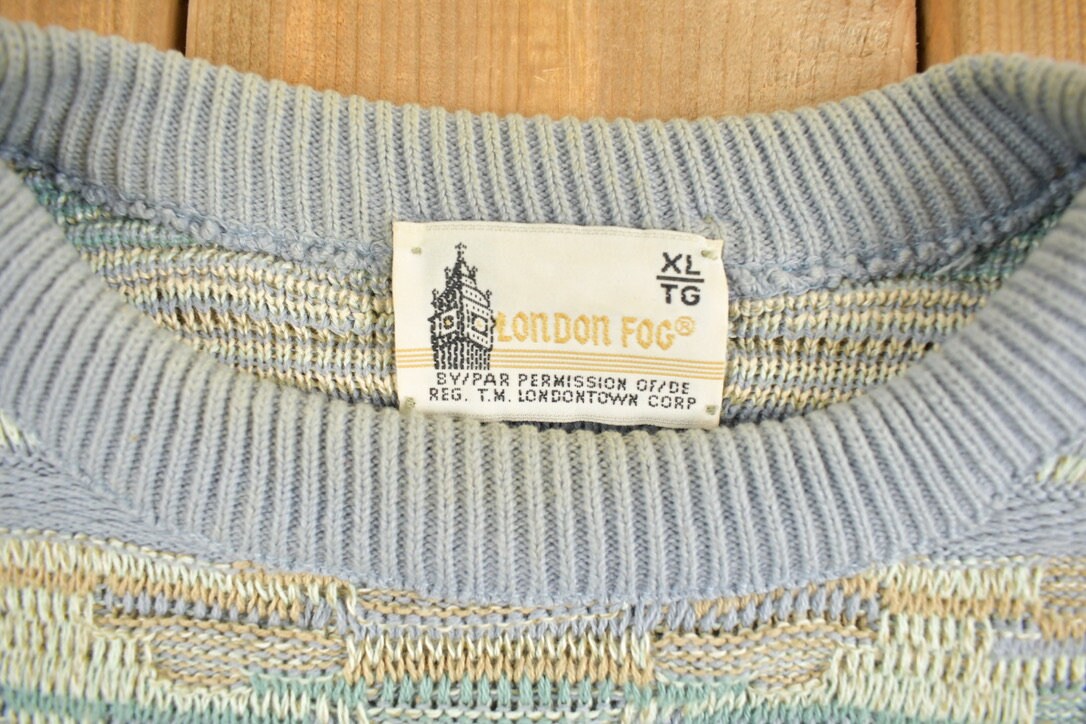 Vintage 1980s London Fog Knit Sweater