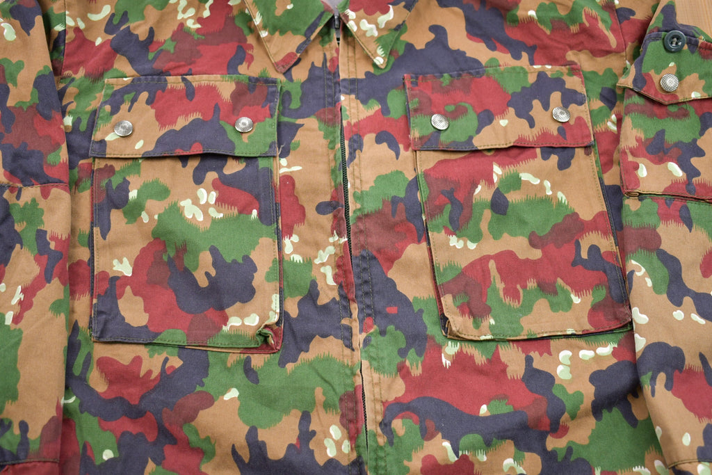 Vintage 1990s Alpenflage Camo Canvas Jacket