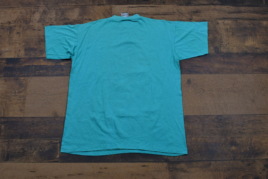 Vintage 1990s Work Is A Four Letter Word Single Stitch T-Shirt