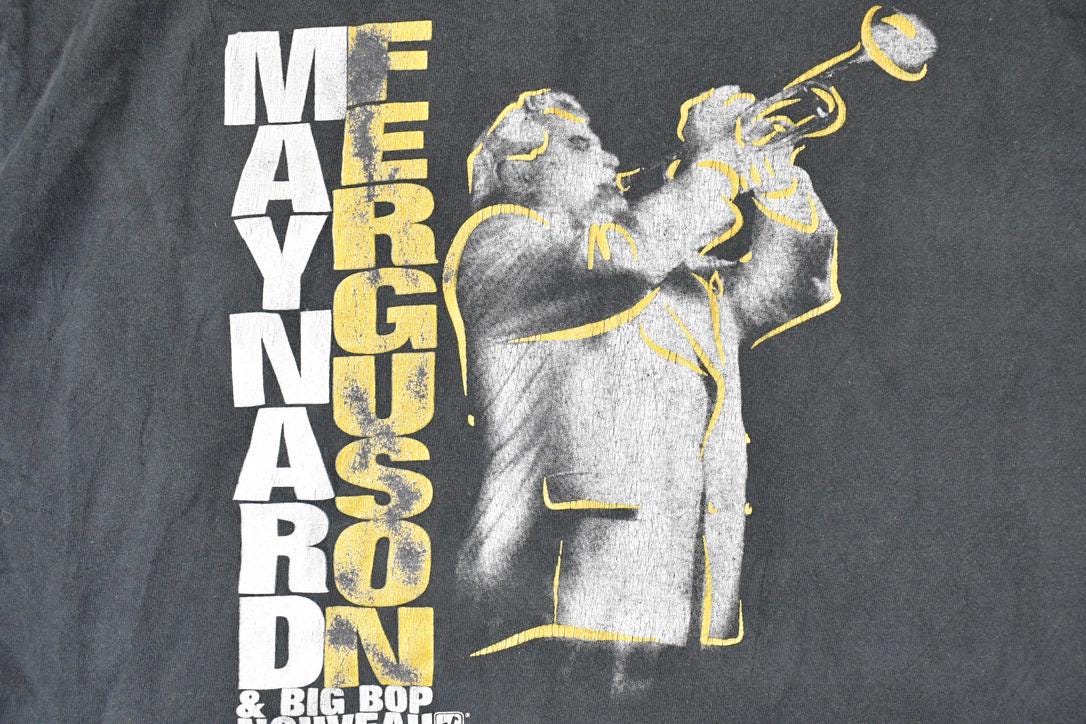 Vintage 2001 Maynard Ferguson World Tour Souvenir Band T-Shirt Men's L