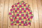 Vintage 1990s Liz Baker Polyester Button Up Shirt