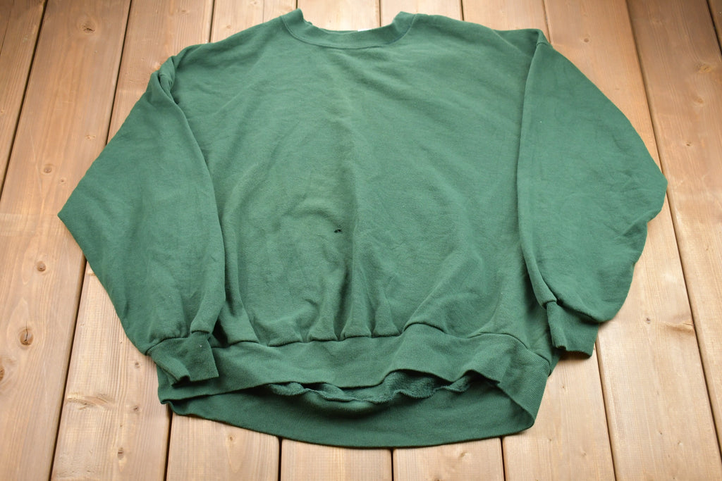 Vintage 1990s Jerzees Blank Crewneck Sweatshirt