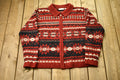 Vintage 1980s Croft & Barrow Full Zip Wool Sweater