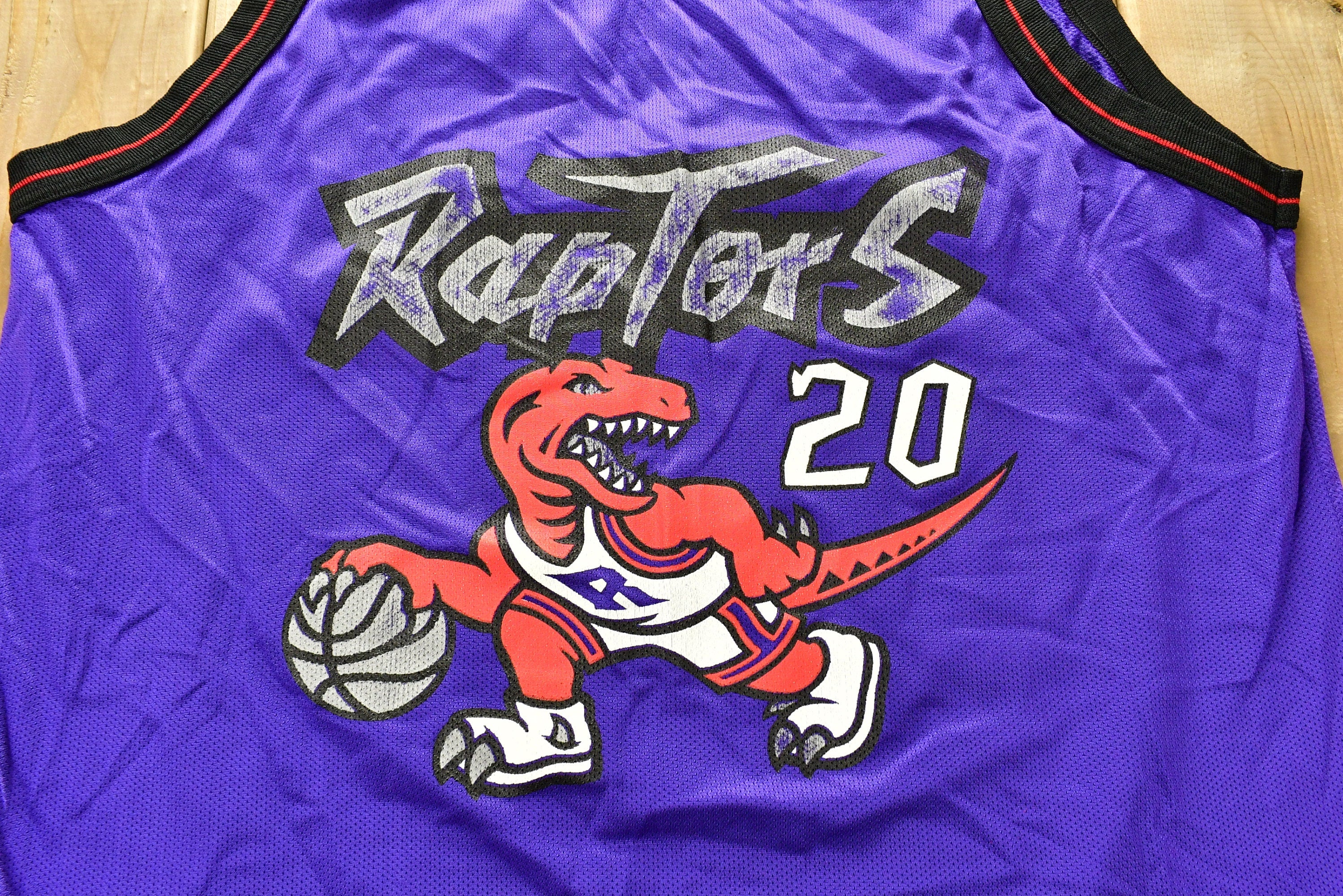 Vintage 1996 Toronto Raptors NBA Damon Stoudamire Champion Jersey
