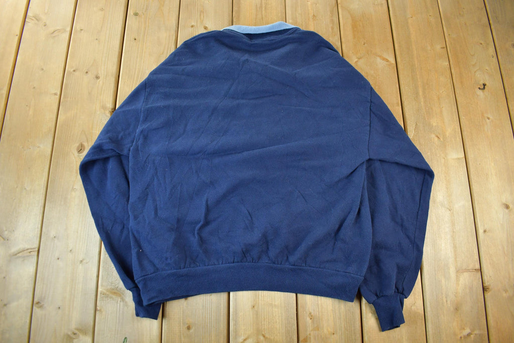 Vintage 1990s Golf Collared Sweatshirt Men's M-L