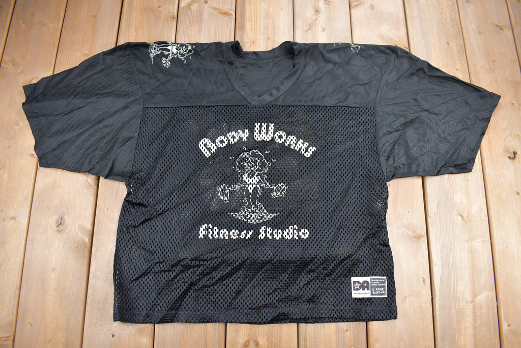 Vintage 1980s Body Works Fitness Studio Graphic Jersey