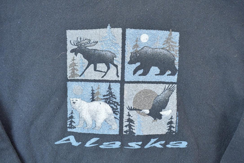 Vintage 1990s Alaska Moose Crewneck Sweatshirt