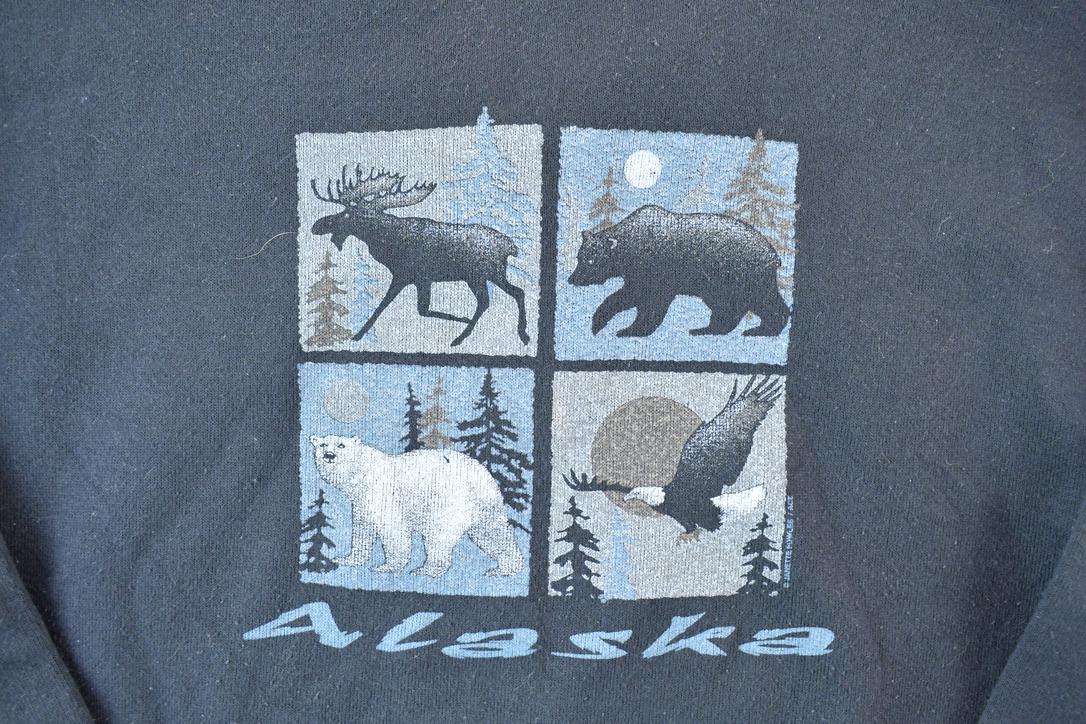 Vintage 1990s Alaska Moose Crewneck Sweatshirt