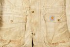 Vintage 1990s Carhartt Sun Faded Canvas Jacket Men's XL