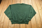 Vintage 1990s Forest Green Blank Crewneck Sweatshirt