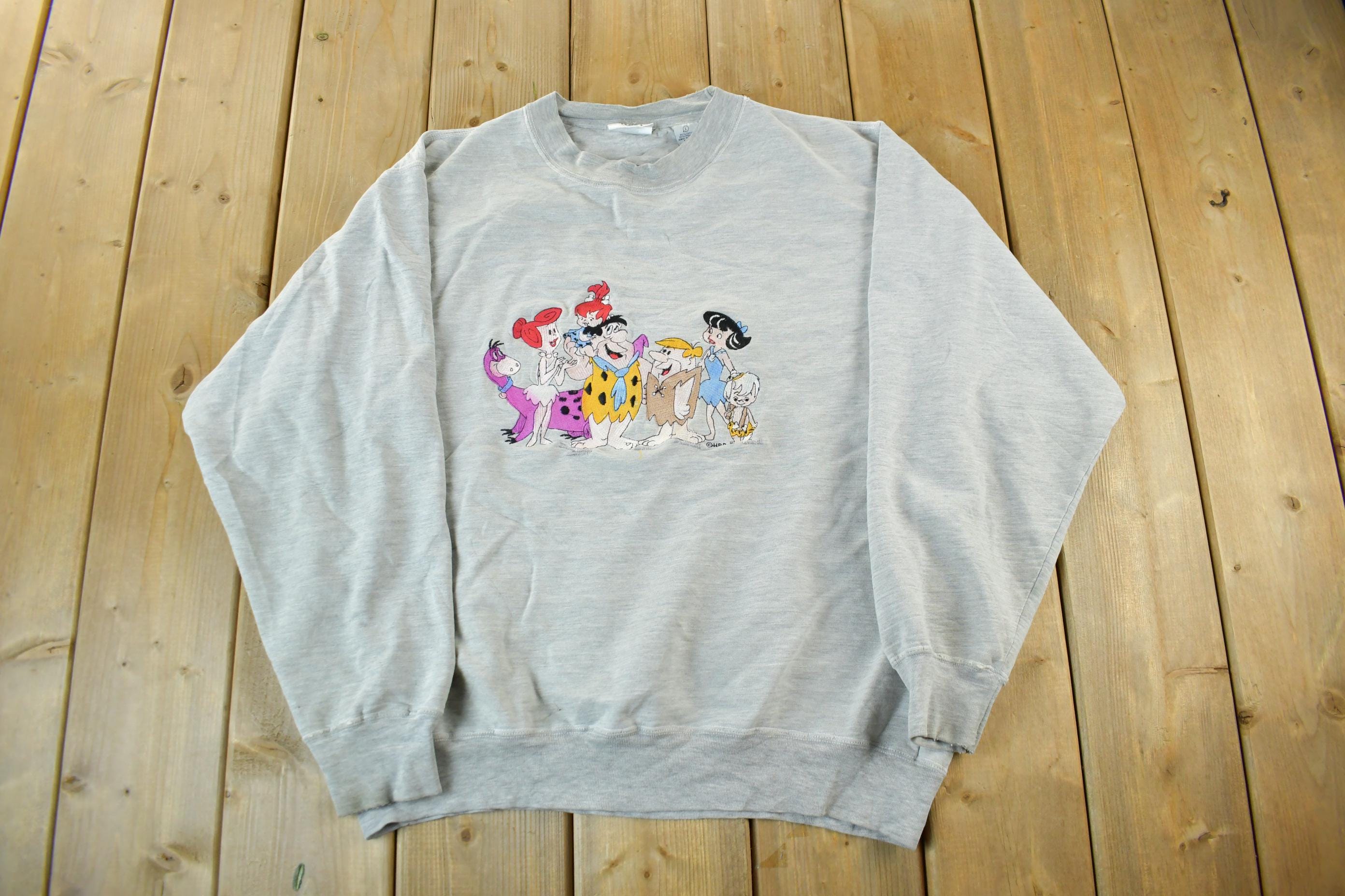 Vintage 1990s Flintstones Universal Studios Crewneck Sweatshirt