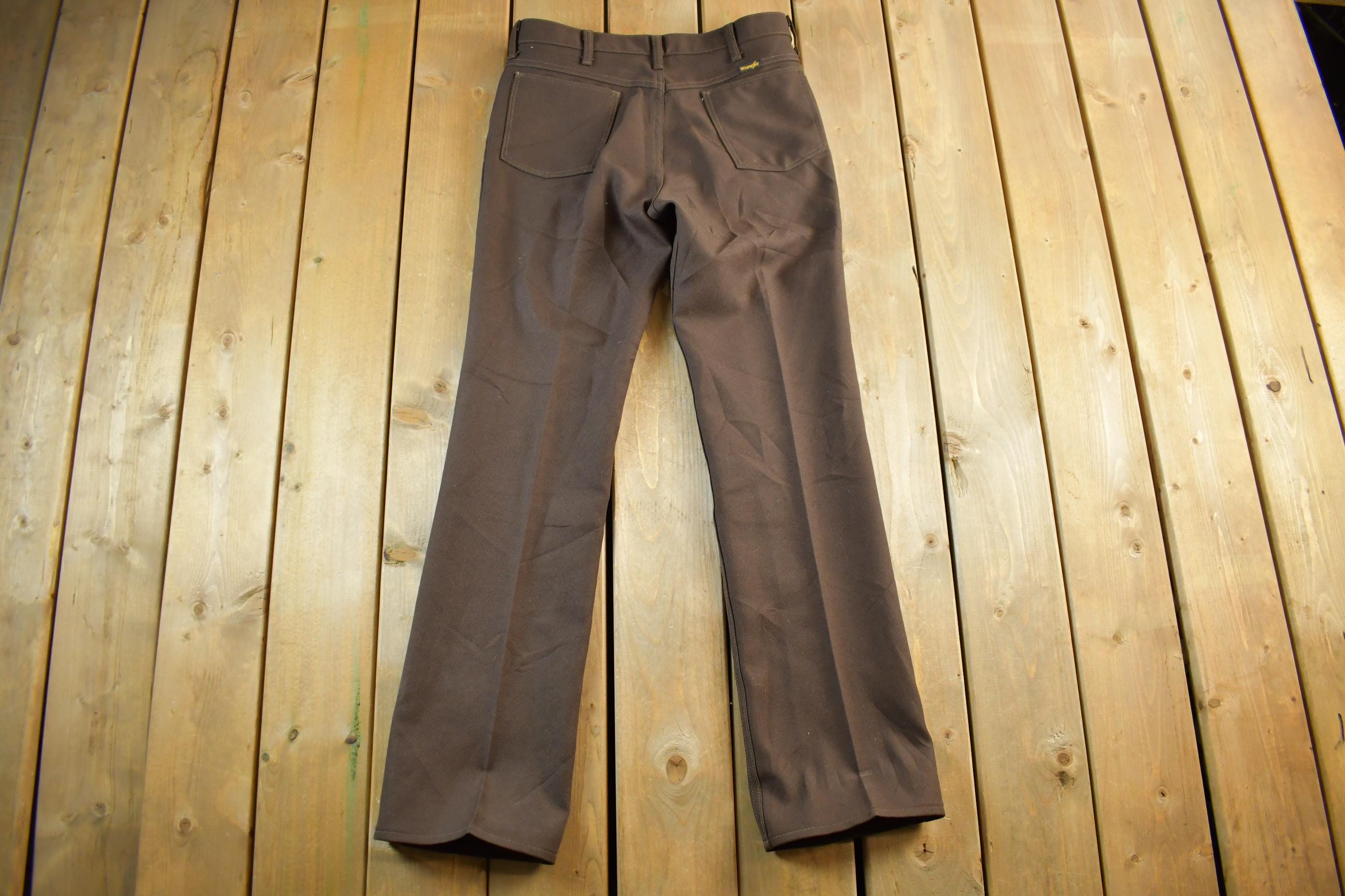 Vintage 1980s Wrangler Rancher Denim Jeans Adult 33 x 33