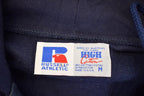 Vintage 1990s Russell Athletic High Cotton Full Zip Blank Crewneck Sweatshirt Men's M
