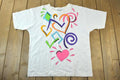 Vintage 1990s Santoria Hearts Graphic T-Shirt