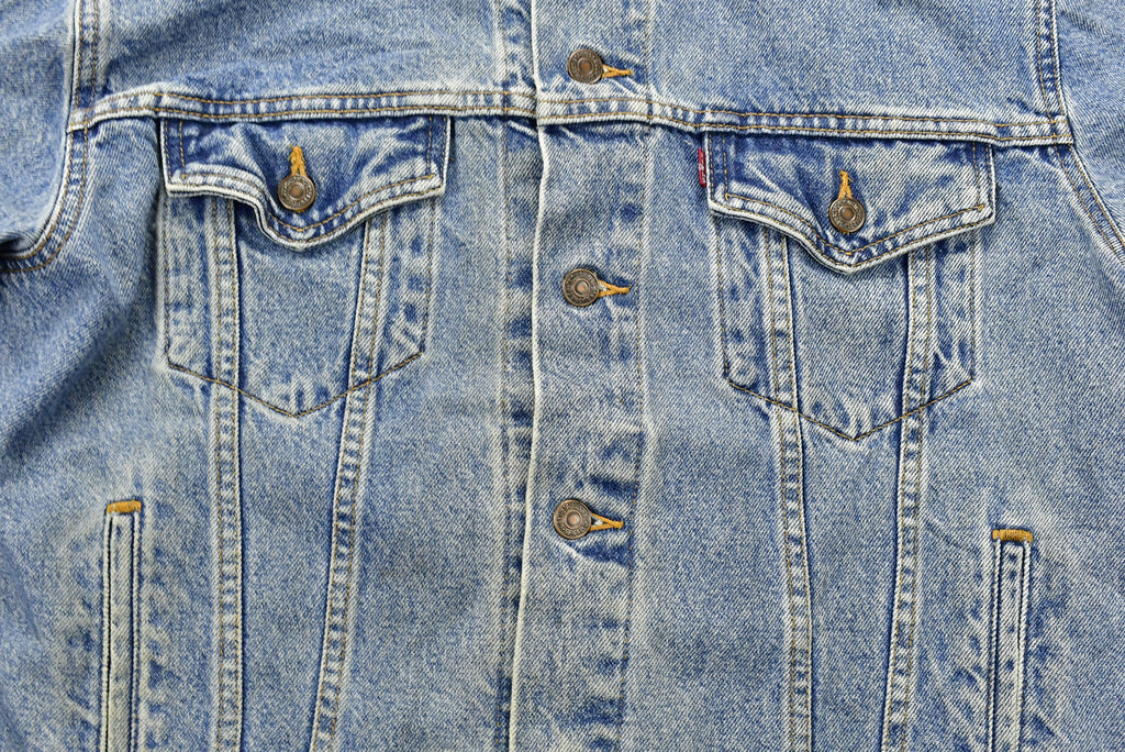 Vintage 1990s Levi's Distressed Denim Jean Jacket