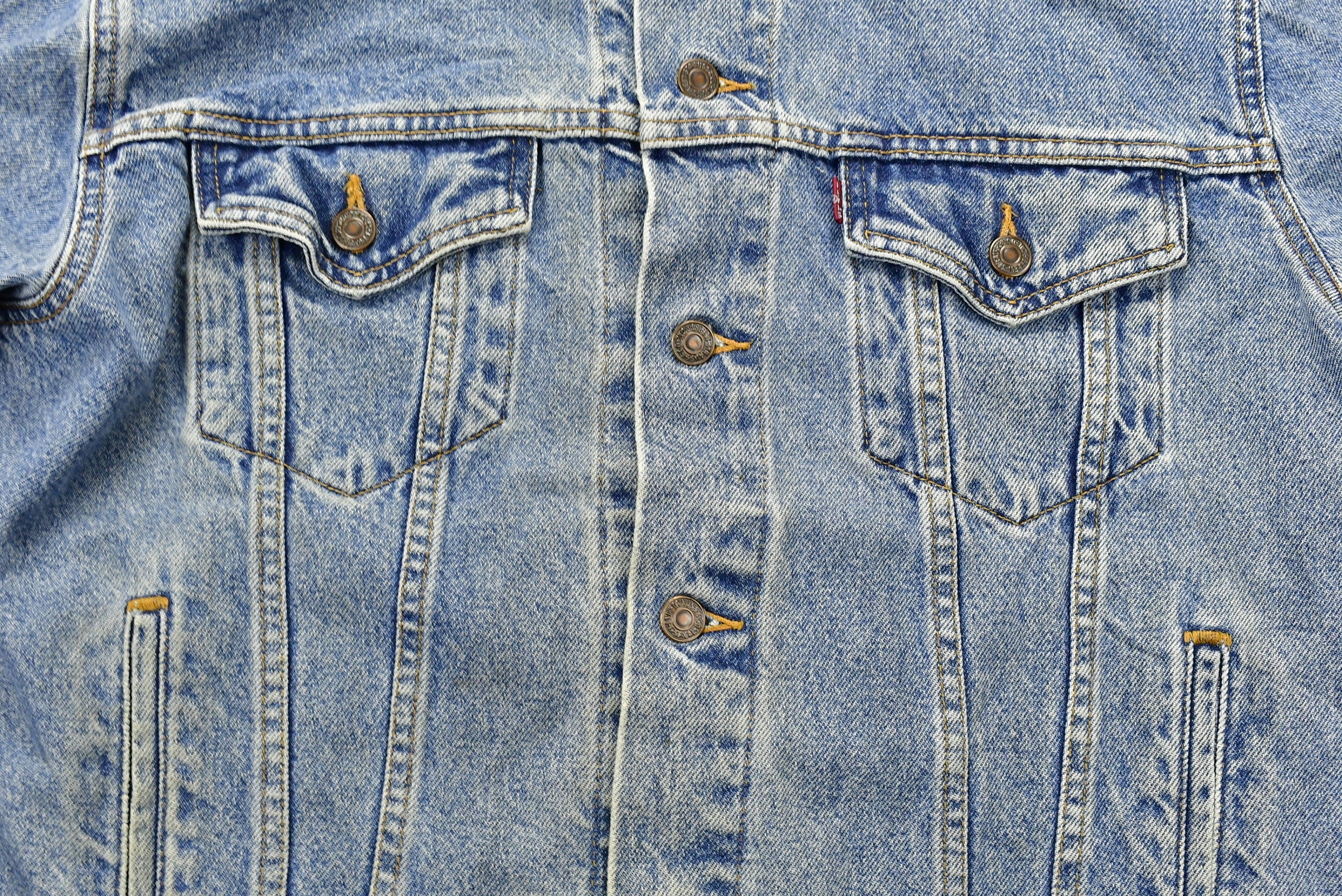 Vintage 1990s Levi's Distressed Denim Jean Jacket