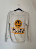 1980s University of Notre Dame Ragland Sleeve Crewneck