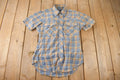 Vintage 1980s Dee Cee Rangers Pearl Snap Plaid Button Up Flannel Shirt Made In USA Size S