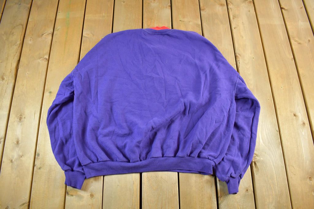 Vintage 1990s Cat Cute Grandma Crewneck Sweater Women's 2X