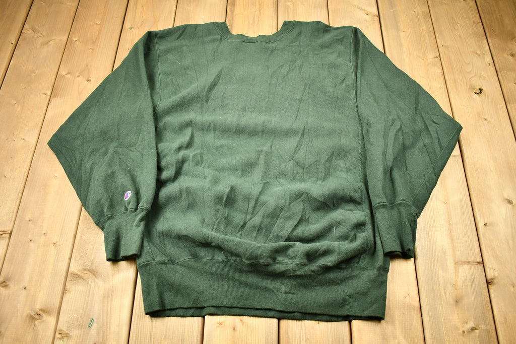 Vintage 1980s Michigan State University Champion Reverse Weave Warmup Crewneck  Made In USA  NCAA Sweatshirt  Sportswear  Americana