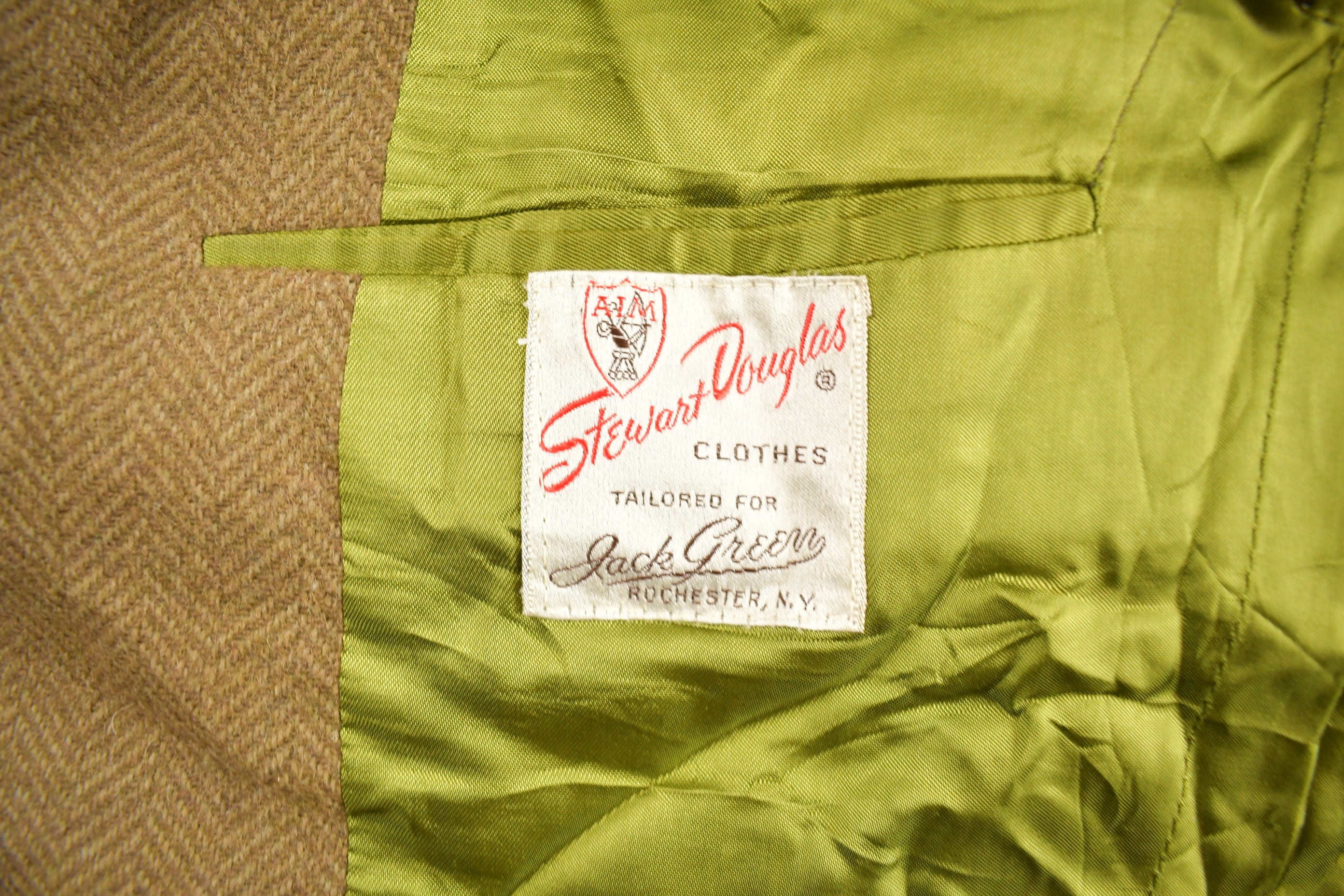 Vintage 1980s Stewart Douglas Wool Blazer Jacket Size