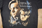 Vintage 1997 Titanic Leonardo DiCaprio Movie Promo T-shirt Size Medium