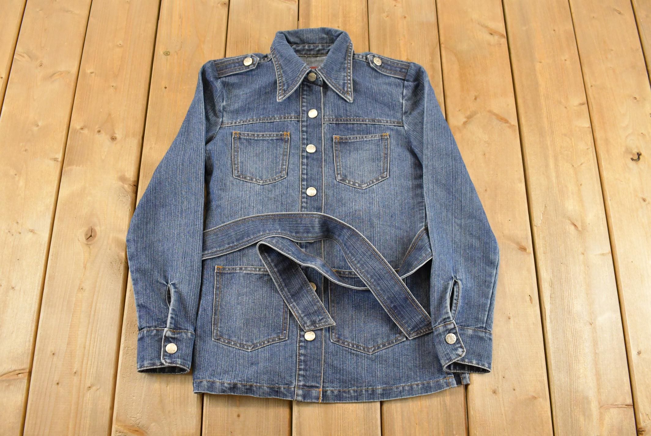 Vintage Y2K Zena Denim Trucker Jean Jacket Women's Small