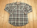 Vintage 1990s Elk Mont Plaid Button Up Shirt