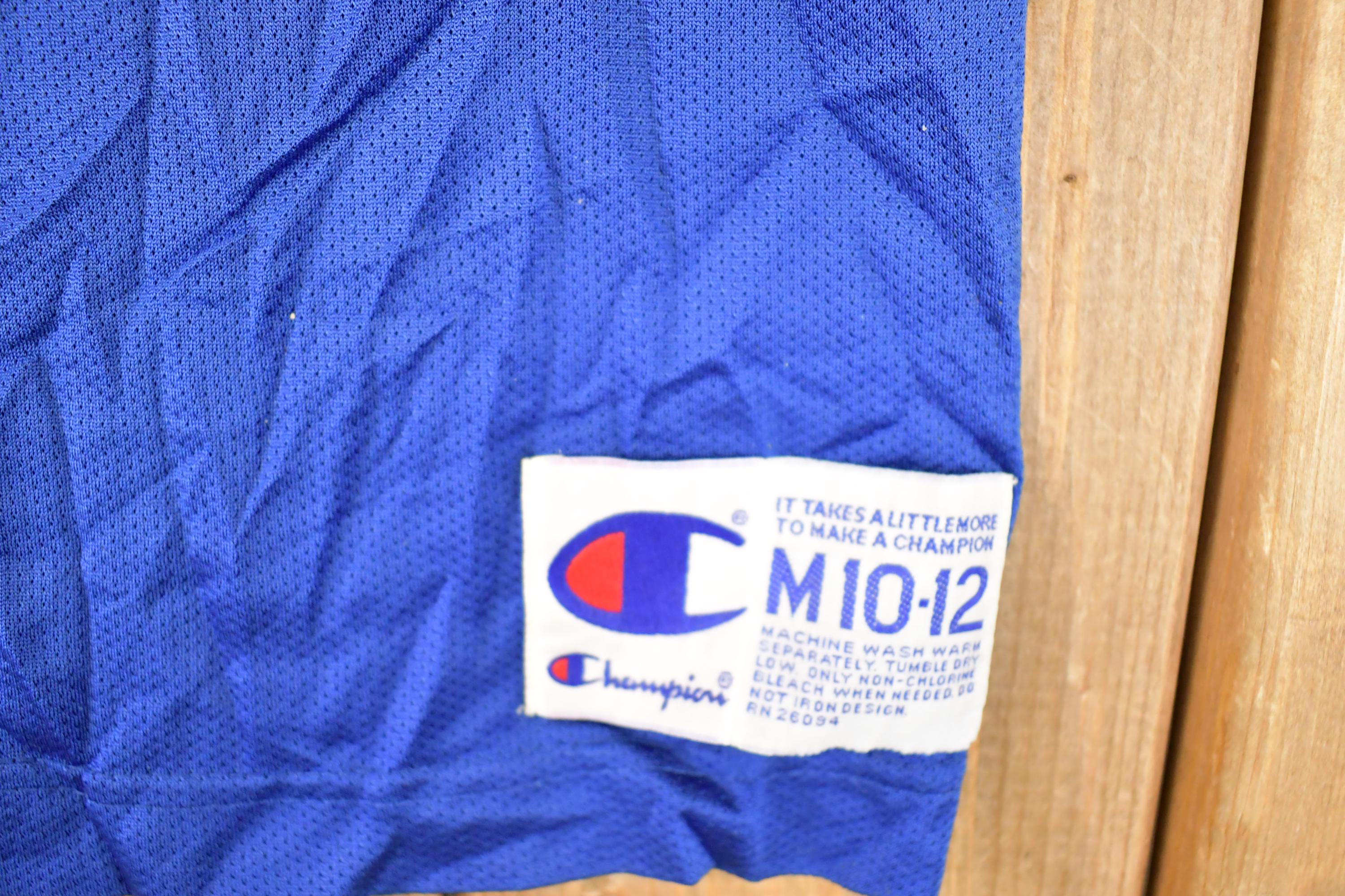 Vintage 1990s Champion Dallas Mavericks Jason Kidd NBA Jersey Youth L