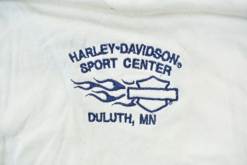 Vintage 1990s Harley Davidson Blue Crewneck Sweatshirt