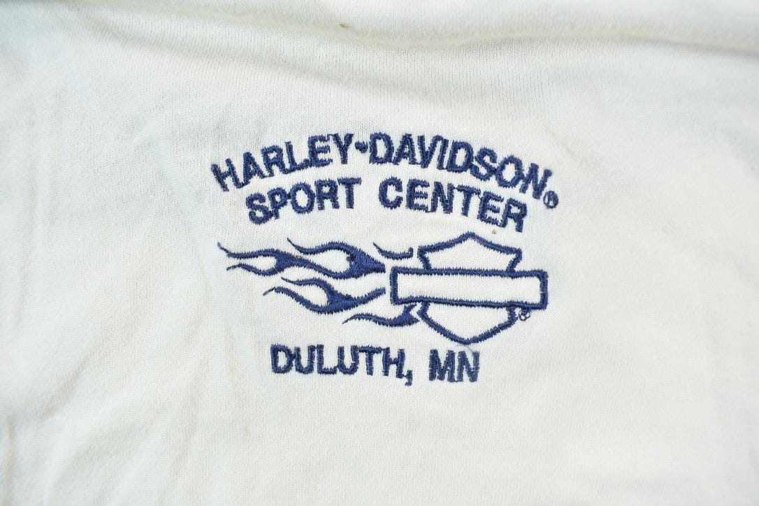 Vintage 1990s Harley Davidson Blue Crewneck Sweatshirt