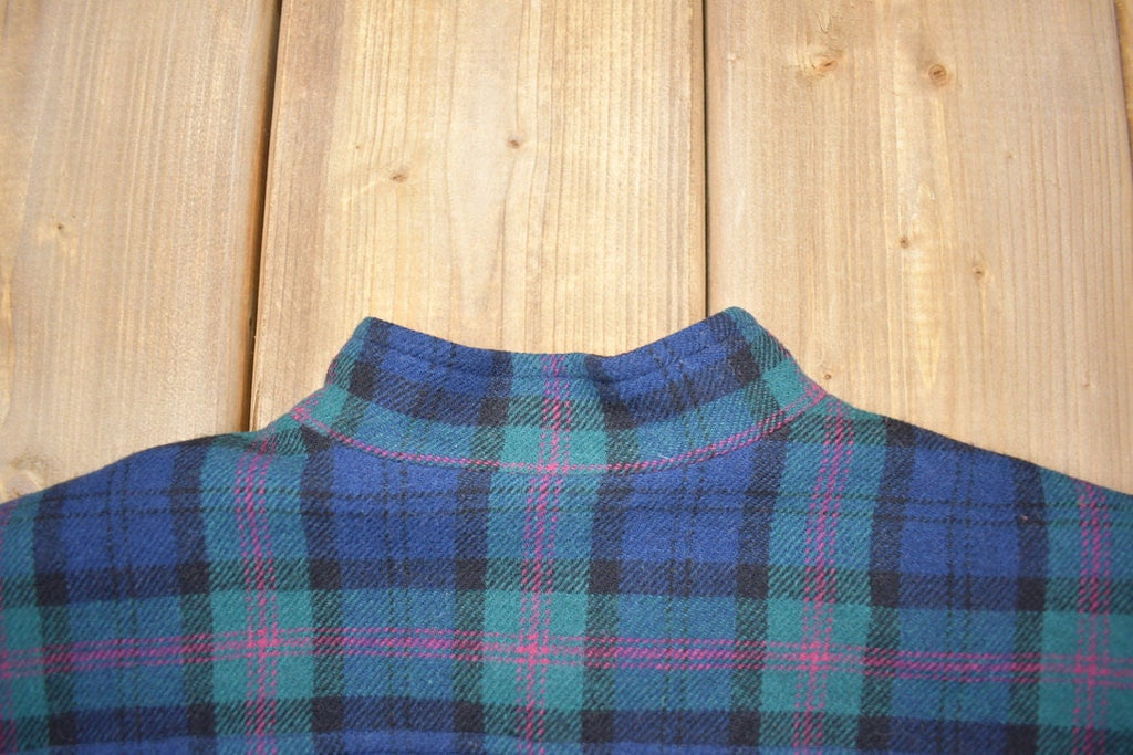 Vintage 1970s Pendleton 100% Wool Plaid Jacket