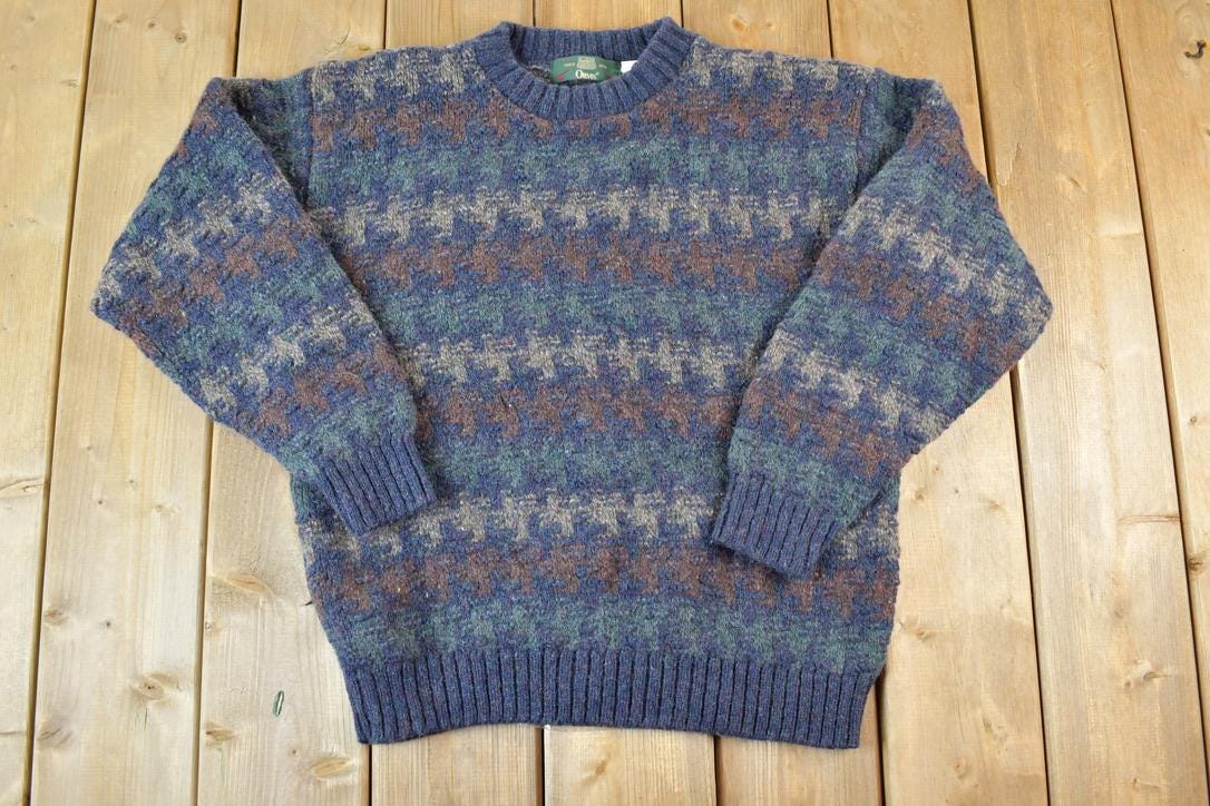 Vintage 1990s Orvis Knit Crewneck Sweater
