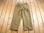 Vintage 1950s Military Wool Trousers Size 30 x 26
